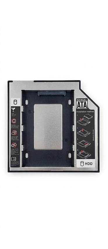 Laptop üçün HDD/SSD Caddy (SATA) – optik sürücü yerinə ikinci disk — 3