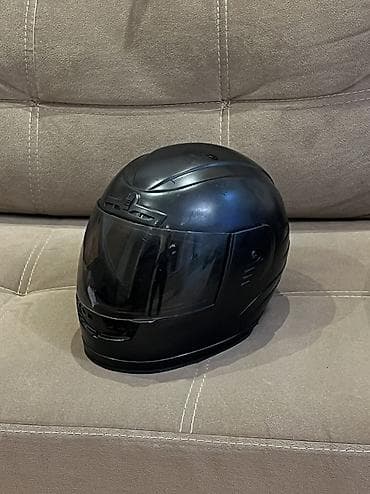 barter moto: Tam üzlü motosiklet dəbilqəsi – qara rəng Xüsusiyyətlər: - Tam üzlü — 1