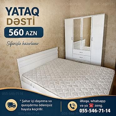 haz: Yataq desti sifarisle hazırlanır. ⚜️ İstehsaldan satiş, otağınıza — 1