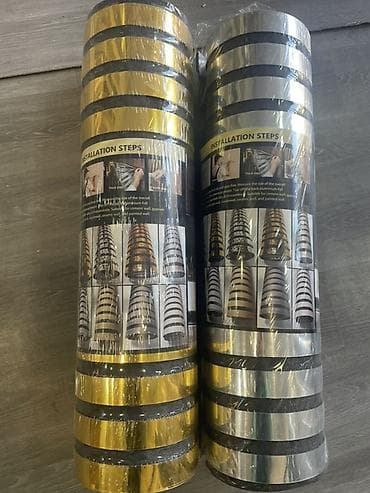 şüşə kəsimi: Məhsul: Dekorativ özünəyapışan güzgü effektli lent dəsti,ölçü — 1