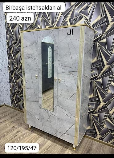 8 mart hediyeler: ✔️ 3 qapi dolab ✔️Yüksək keyfiyyət münasib qiymət ✔️Rəng seçimi var — 1