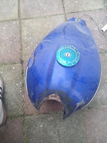 prado şiti: Məhsul: Motosiklet yanacaq çəni - Rəng: mavi, yanlarda dekorativ — 1