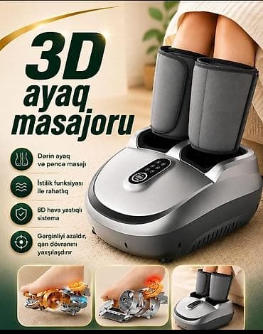 3D ayaq masajoru - Dərin ayaq və pəncə masajı - İstilik funksiyası