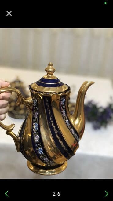 madonna serviz: Çay dəsti, rəng - Göy — 5