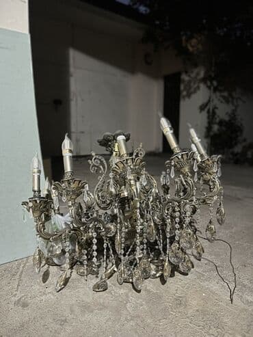 listurlar: Çılçıraq, 10 və daha çox lampa, Metal — 1