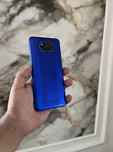 philips xenium 9@9q: Poco X3 NFC, 128 GB, rəng - Mavi, Barmaq izi, Face ID — 6
