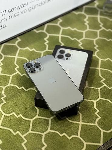 dubay ayfon: IPhone 13 Pro Max, Серебристый, Face ID — 1