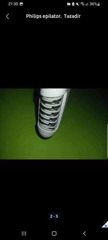 optimal electronics epilyator: Philips epilator. Təzədir — 2