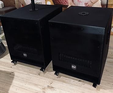 irşad qaz plitesi: RCF markalı passiv subwoofer cütü Sub 1000 vat 18 saund - Növ: passiv — 1