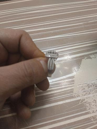 Zərgərlik əşyaları: Nişan, Üzük, Ağ qızıl, 585 Əyar — 3