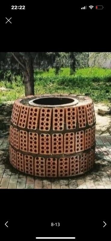 restoran avadanliq: Təndir quraşdırılması və istehsalı - Material: odadavamlı gil boru — 3