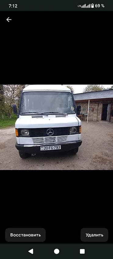 r18 mercedes: Mercedes-Benz mikroavtobus - Model: Mercedes-Benz T1 (köhnə “Düdü” — 1