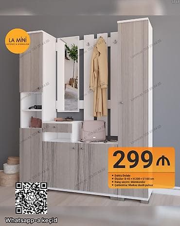 Dəhliz dolabı – LA Mini (Laconic &amp; Minimalism) - Təyinat: Dəhliz