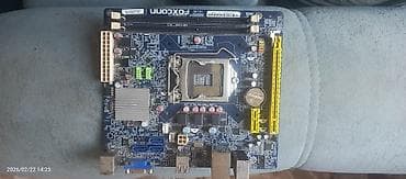 Жёсткие диски (HDD): Foxconn H61 mini-ITX/mini-ATX ana plata Xüsusiyyətlər: - Çipset — 1