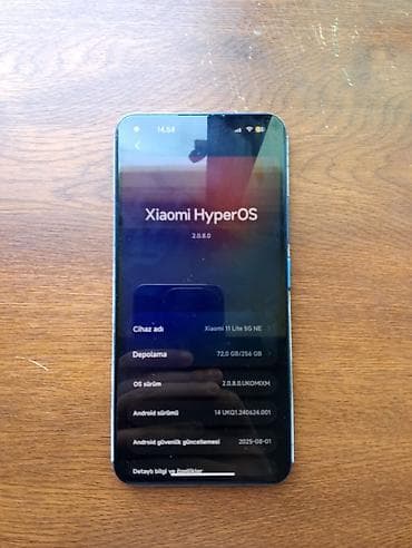 xiaomi redmi 9 t: Xiaomi 11 Lite, 256 GB, rəng - Mavi, 
 Face ID — 6