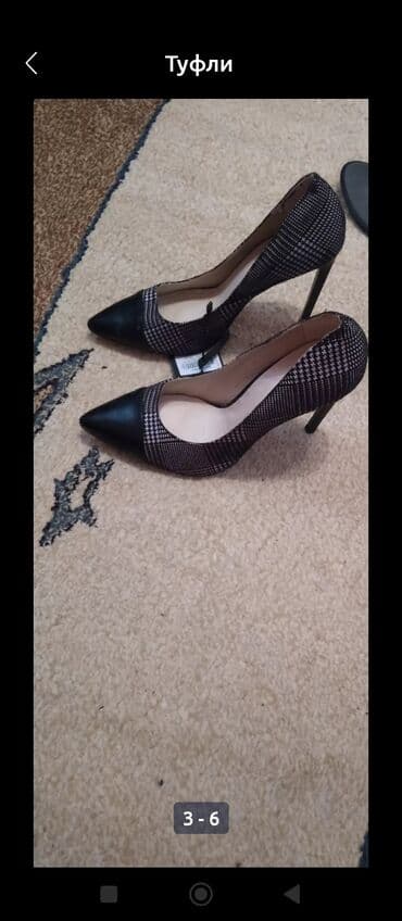 туфли новая не одевала не разу: Туфли, Размер: 37, цвет - Черный, Новый — 6