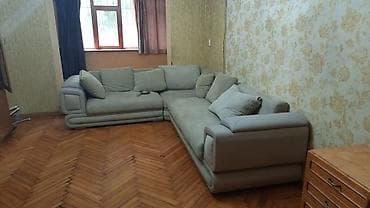 ofis divan: Künc divanı – geniş və komfortlu L formalı model. - Rəng: açıq boz — 1