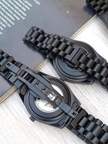ToyWatch “Velvety” qol saatı - Rəng: mat qara (gövdə və metal qolbaq) — 9