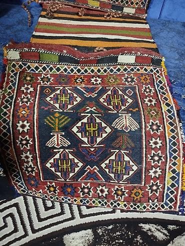 capsella perde modelleri: Məhsul: İki bölməli əldə tikilmə kilim/“xurcun” (çanta tipli — 4