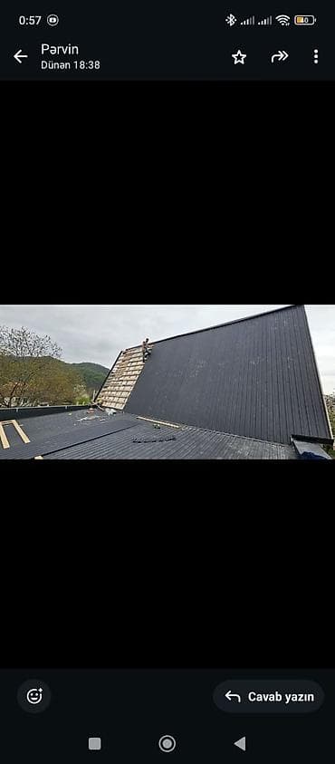 xiaomi redmi not 10: Peşəkar dam örtüyü və metal konstruksiya xidməti Təklif olunan işlər — 6