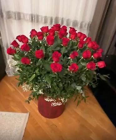 kusen gul: 51 Roza tecili satilir — 1