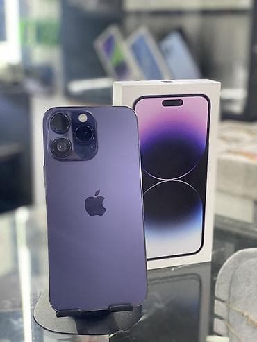 apple mac: IPhone 14 Pro Max, 128 GB, Deep Purple, Zəmanət, Barmaq izi, Simsiz şarj — 2