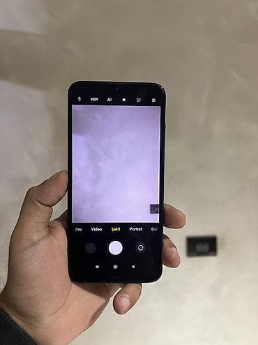 mingecevir telfon: Redmi 8, 64 GB, rəng - Göy, Barmaq izi, Face ID — 9