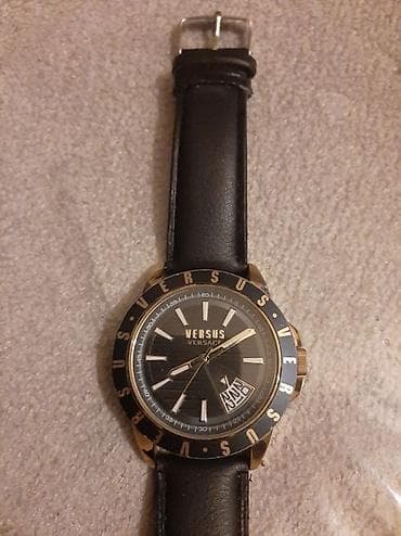 cins kurtkalar 2020: Qol saatı, Versace, rəng - Qara — 1