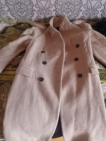 kaşmir paltolar: Palto, Zara, S, rəng - Bej — 3