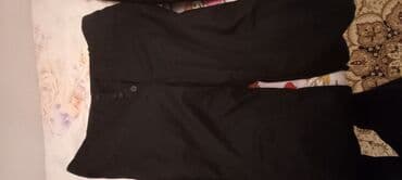 kişi ucun klassik qara kostyum: Kostyum, Qış, XL, rəng - Qara — 10