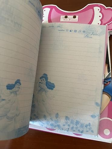 dəftərlər: Uşaq üçün “Little Princesses” mövzulu gündəlik dəftər - Sərt cildli — 2