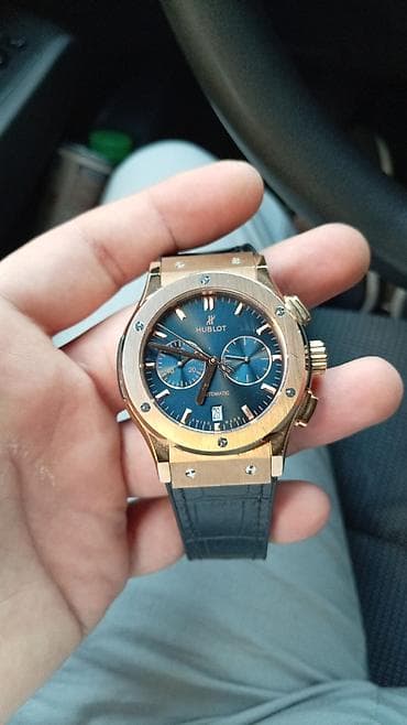 sensor saatlar: Hublot Big Bang avtomatik kişi saatı - Korpus: qızılı tonlu — 1