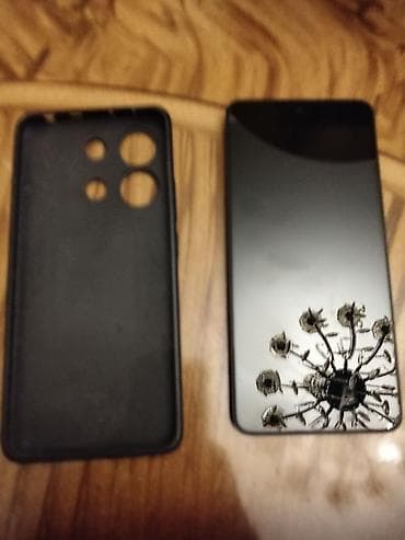 redmi en ucuz: Redmi Note 13, 128 GB, rəng - Qara, Qırıq — 1