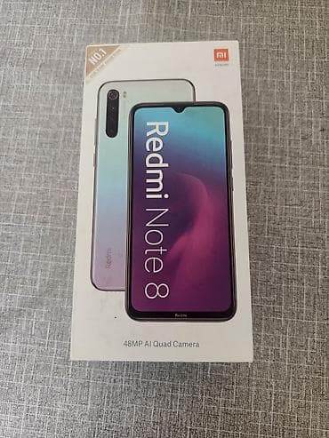 note: Redmi 64 GB, rəng - Qara, Barmaq izi — 6