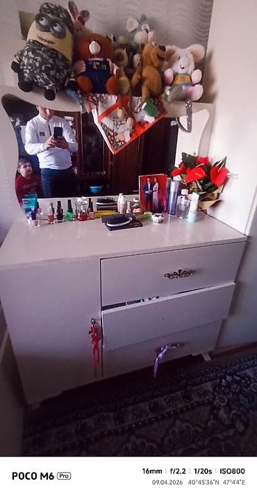 ucuz kuxna mebelləri: İkinəfərlik çarpayı, Dolab, İşlənmiş — 3