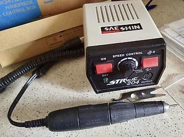 qoşqu ev: SAESHIN Strong 204 APARAT manikür/ pedikür üçün motobloklu dəst - — 2