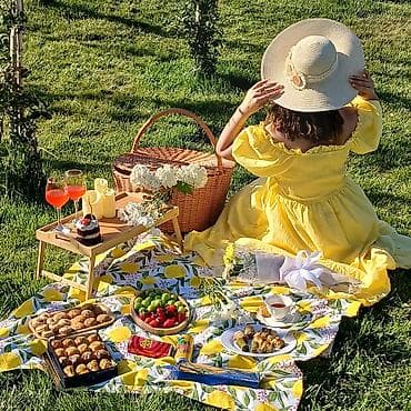 gundelik don: Sarı rəngli off-shoulder yay donu - Stil: Açıq çiyinli — 2