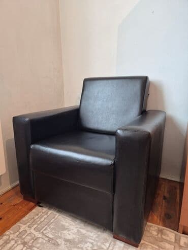 купить офисный стул бу: Новый, Без колесиков, Рукояти не регулируются, Кожа — 3