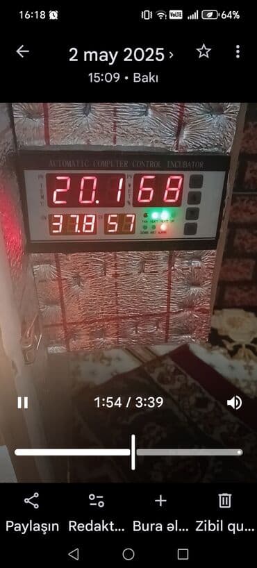 Gəmiricilər: Salam sifarişlə inqubator ylgıram 200 yumurtalı 300 azen tam — 3