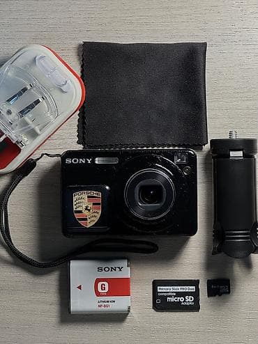 Sony Cybershot W120. 7.2megapixel -Yeni batareya -Universal adapter