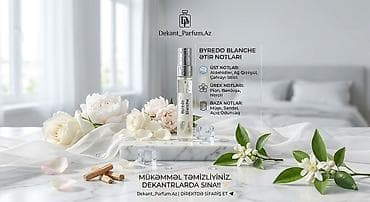 Byredo Blanche – dekant ətir Notalar: - Üst notlar: aldehidlər, ağ — 1