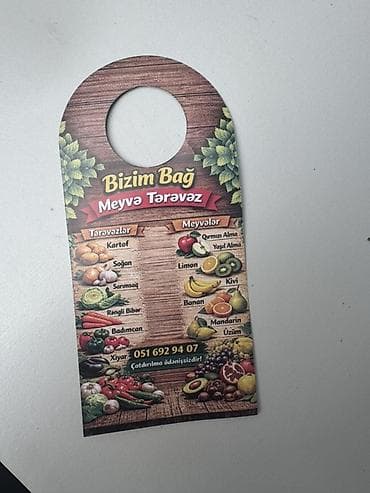 светодиодные экраны для наружной рекламы: Bizim Bağ – Meyvə-Tərəvəz - Təzə və çeşidli meyvə-tərəvəz satışı — 5