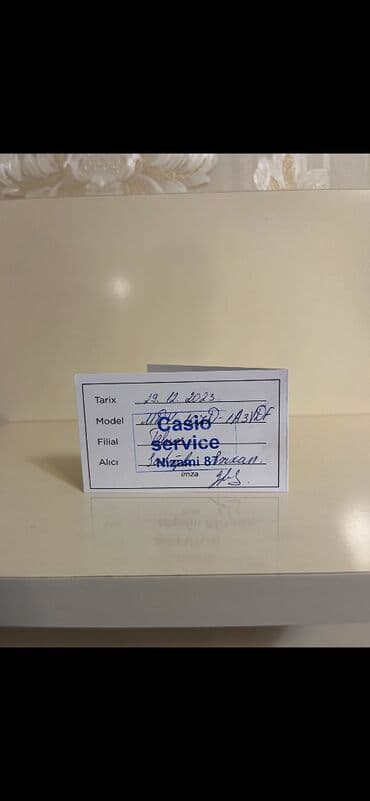 irshad telecom is saatlari: Yeni, Qol saatı, Casio, rəng - Gümüşü — 3