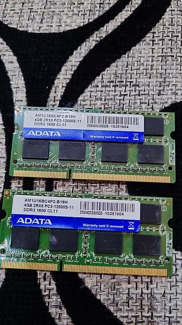 Планшеты: Оперативная память (RAM) ADATA, 4 ГБ, 2400 МГц, DDR4, Для ноутбука — 2