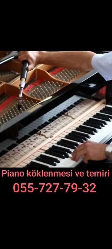 Piano köklənməsi və təmiri xidməti - Akustik pianino və royal üçün