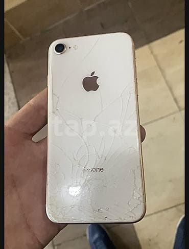 iphone 5s ucuz: IPhone 8, Ağ, Qırıq — 1