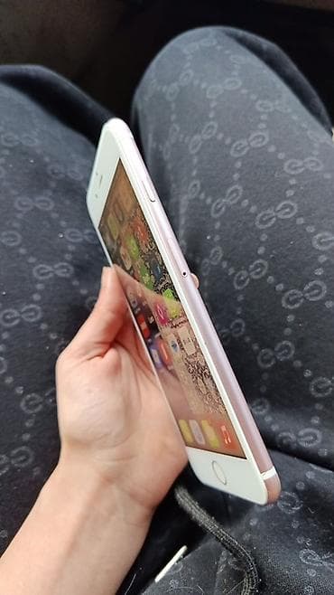 i̇phone telefon: IPhone 7 Plus, Rose Gold, Barmaq izi — 6