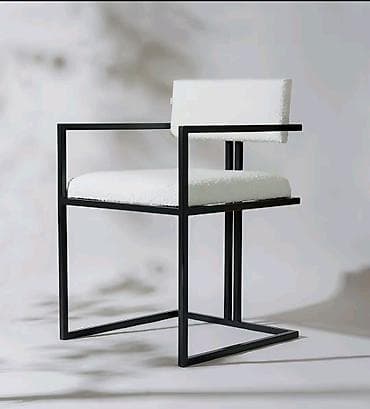 bağ ucun masa: Dördbucaq masa, Açılmayan, Stullar ilə, Metal — 6