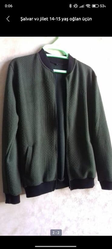 зеленые мужские спортивные костюмы: Şalvar ve zamoklu nazik jaket . Jaket geyinilmeyib tezedir. Şalvar 2-3 — 1