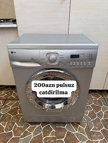 Elektronika: LG paltaryuyan maşın – 5 kq yükləmə Xüsusiyyətlər: - Ön yükləməli — 1